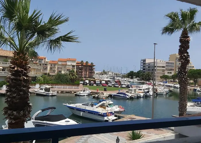 Apartman Beau T2, Tres Calme, 3*, Premiere Ligne De La Marina En Roussillon *